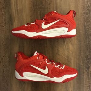 Nike KD 15 Basketball Shoes Mens 9.5 University Red White TB Promo DX6648-602